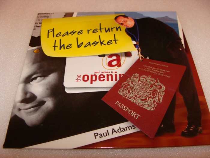 Please return the basket / stand up comedy U.K. - Paul Adams