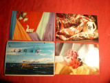 Set 3 Ilustrate Reclame Comerciale Textile Shanghai China anii&#039;70