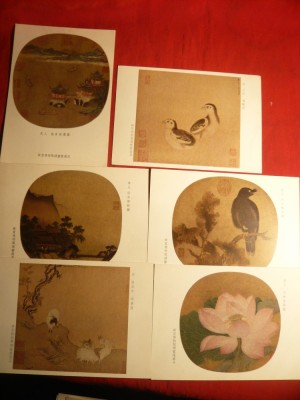 Set 11 Ilustrate -Pictura- China - ed. anii&amp;#039;60 foto