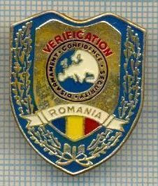 114 INSIGNA -VERIFICATION -DISARMAMENT -CONFIDENCE -SECURITY -ROMANIA(dezarmarea) -starea care se vede foto