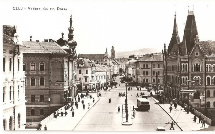 CPI (B1233) CLUJ, VEDERE DIN STRADA DOZSA, EDITURA MERIDIANE, NECIRCULATA, RPR