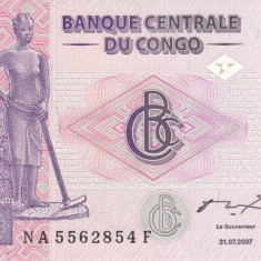 Bancnota Congo 200 Franci 2007 - P99 UNC