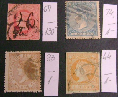 LOT SPANIA TIMBRE CLASICE foto