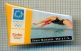 104 INSIGNA -OLIMPICA, ATENA 2004 -KODAK sponsor olimpic -proba de inot -starea care se vede