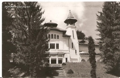 CPI (B1239) GOVORA, CINEMATOGRAFUL, COMBINATUL POLIGRAFIC CASA SCINTEII, CIRCULATA 14.OCT.59, STAMPILE, TIMBRU foto