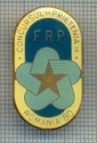 157 INSIGNA -FRP -CONCURSUL ,,PRIETENIA&quot; -ROMANIA &#039;80 -starea care se vede