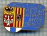 162 INSIGNA -SPORTIVA -BESTUUR KATHOLIEKE ANTWERPSE JUFFERS TURNGOW -starea care se vede