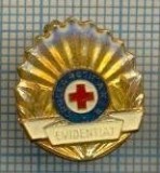 144 INSIGNA -EVIDENTIAT -CRUCEA ROSIE A RSR -starea care se vede