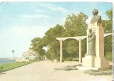 CPI (B1295) CONSTANTA, STATUIA LUI M. EMINESCU, EDITURA OSETCM, CIRCULATA 11.04.79, STAMPILA, TIMBRU IMPRIMAT, Fotografie