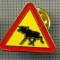 181 INSIGNA -INDICATOR DE CIRCULATIE-cred ca este specific unde traiesc cerbi, elani, etc -starea care se vede