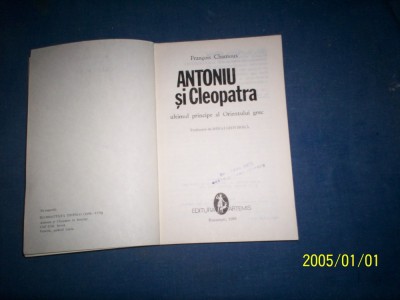 ANTONIU SI CLEOPATRA foto