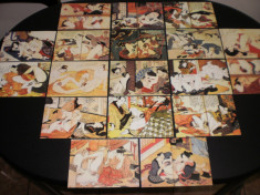 LOT CARTI POSTALE EROTICE / STAMPE JAPONEZE EROTICE foto