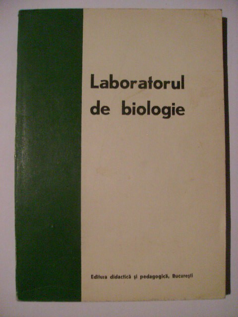 H. Chirilei, s.a. - Laboratorul de biologie