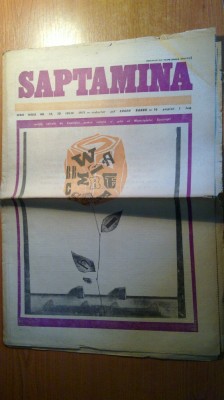 ziarul saptamana 30 iulie 1971 foto