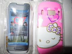Husa plastic Hard case Model deosebit Hello Kitty Nokia C7 foto