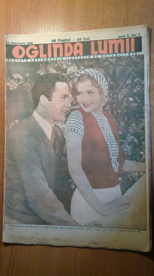 revista oglinda lumii 12 februarie 1931 (parastasul generalului berthelot ) foto