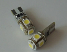 Leduri auto SMD T10 W5W CANBUS pentru interior, exterior, ambient - Pret unic Oferta ! foto