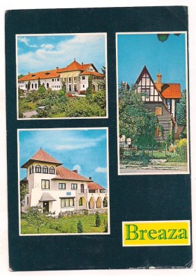carte postala(marca fixa)-BREAZA-colaj foto