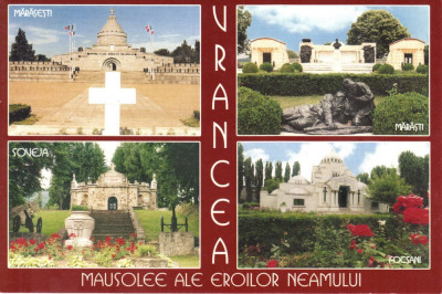 Carte postala CP VN002 Vrancea - Mausolee ale eroilor neamului - necirculata foto