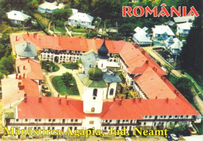 Carte postala CP NT022 Manastirea Agapia - necirculata foto
