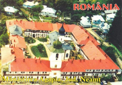 Carte postala CP NT022 Manastirea Agapia - necirculata foto