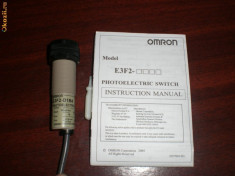 Senzor fotoelectric Omron E3F2-D1B4 2m. foto