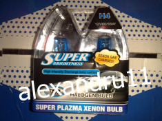 Bec Halogen SMD xenon auto H4 60-55W&amp;amp;nbsp;&amp;amp;nbsp;Tuning auto Pret bec 8 lei foto