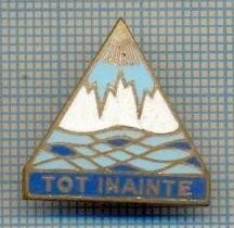 216 INSIGNA - TOT INAINTE -pioniereasca -speologie ? -starea care se vede foto