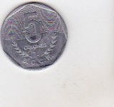 bnk mnd Costa Rica 5 colones 1983