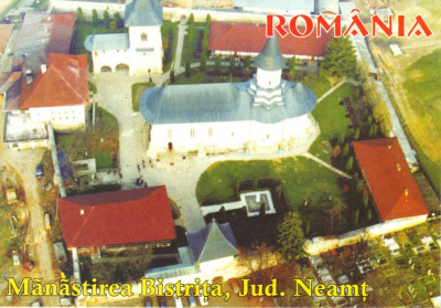 Carte postala CP NT027 Manastirea Bistrita - necirculata foto