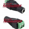 Adaptor mufa DC 5.5 x 2.1 mm MAMA - UTP - FEMALE - CCTV, conector pentru camere de supraveghere, benzi leduri si multe altele