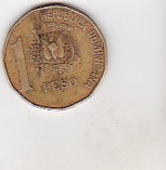 bnk mnd Republica Dominicana 1 peso 2005 , personalitati