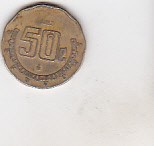 bnk mnd Mexic 50 centi 1992 foto