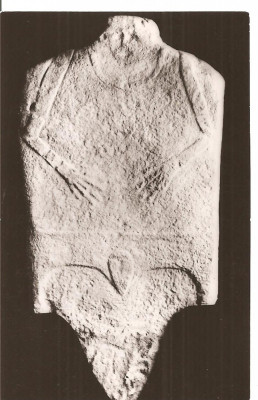 CPI (B1135) MUZEUL REGIONAL DE ARHEOLOGIE DOBROGEA - CONSTANTA, DIVINITATE FEMININA, ( CALCAR, EPOCA BRONZULUI, BAIA ), NECIRCULATA, RPR foto