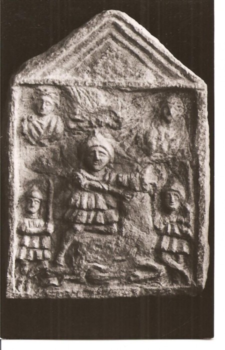 CPI (B1138) MUZEUL DE ARHEOLOGIE CONSTANTA, BASORELIEF MITRIAC IN CALCAR, SEC. II, PESTERA ADAM, SCRISA SI NECIRCULATA, RPR