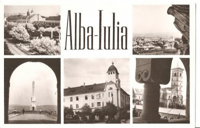 CPI (B1182) ALBA IULIA, MOZAIC, 5 IMAGINI, EDITURA MERIDIANE, NECIRCULATA, RPR foto