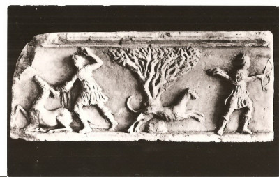 CPI (B1187) MUZEUL DE ARHEOLOGIE CONSTANTA. ARTEMIS LA VINATOARE, ( MARMURA, SEC. II - I, i.e.n., CALLATIS ), NECIRCULATA, RPR foto