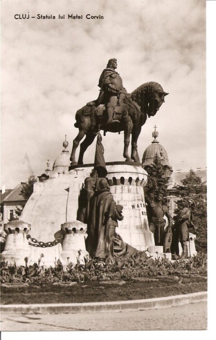 CPI (B1174) CLUJ, STATUIA LUI MATEI CORVIN, EDITURA MERIDIANE, NECIRCULATA, RPR