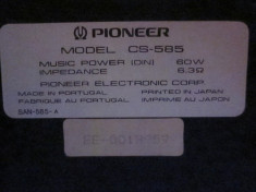 BOXE DE VANZARE PIONEER CS-585 foto