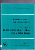 ORGANISATION METEOROLOGIQUE MONDIALE RAPORT SPECIAL N.2 SUR L&#039;ENVIRONNEMENT