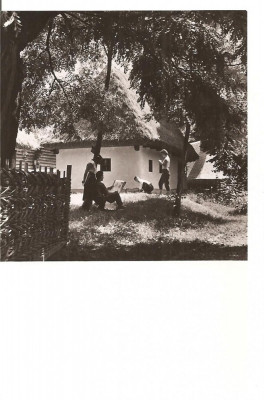 CPI (B1163) BUCURESTI, MUZEUL SATULUI, CASA DIN DUMITRA, REGIUNEA HUNEDOARA, SEC XIX, NECIRCULATA foto