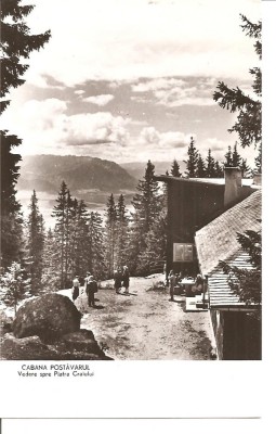 CPI (B1170) CABANA POSTAVARUL. VEDERE SPRE PIATRA CRAIULUI, EDITURA MERIDIANE, NECIRCULATA, RPR foto