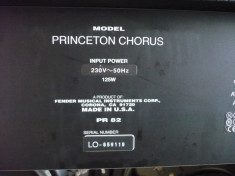 amplificator chitara FENDER-PRICETOWN CHORUS 125w foto