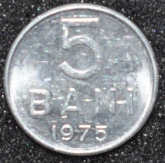 1153 ROMANIA 5 BANI 1975 ALUMINIU foto