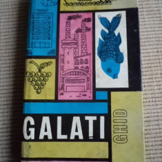 GALATI GHID TURISTIC AL REGIUNII editura meridiane 1967 harti calatorie turism