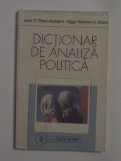 JACK C.PLANO \ ROBERT E.RIGGS - DICTIONAR DE ANALIZA POLITICA foto