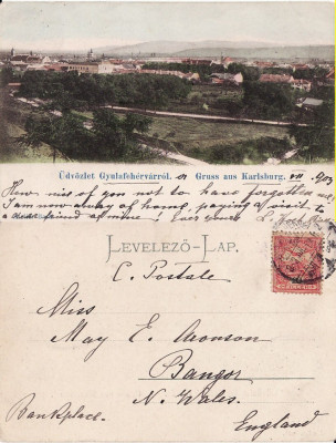 Alba Iulia - Vedere generala - clasica 1903 foto
