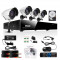 Sistem (kit) supraveghere (securitate) video cu DVR + 4 Camere CCD IR SONY Night vsion30m Exterior/Interior,internet,ORIGINAL!!!cablu 60ft,HDD500 (ni)