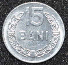 1184 ROMANIA 15 BANI 1975 foto