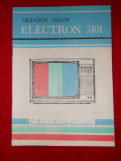 TV color ELECTRON 5101-Instructiuni de folosire+Schema electrica(anii&amp;#039;80)! foto